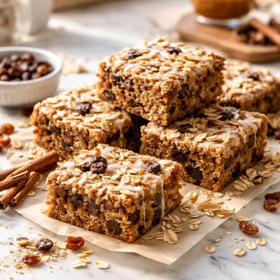 Image of Oatmeal and Raisin Spice Cookie Bars