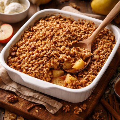 Image of Oatmeal Apple Pear Crisp