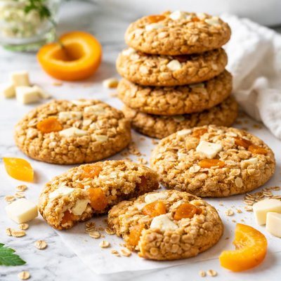 Image of Oatmeal Apricot White Chocolate Chunk Cookies