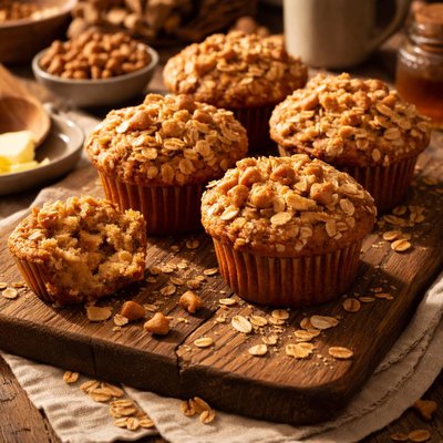 Image of Oatmeal Butterscotch Muffins