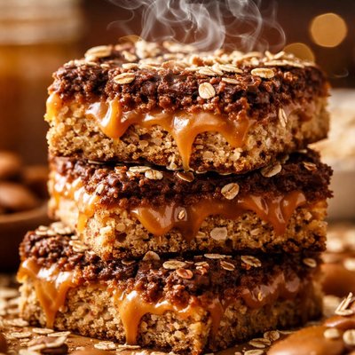 Image of Oatmeal Caramel Bars