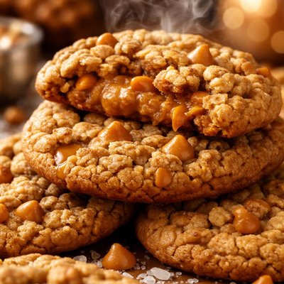 Image of Oatmeal Caramel or Butterscotch Pudding Cookies