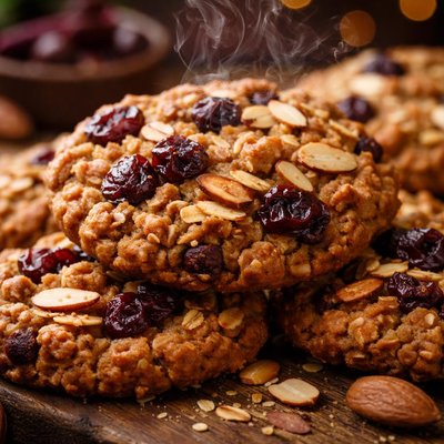 Image of Oatmeal Cherry Almond Cookies