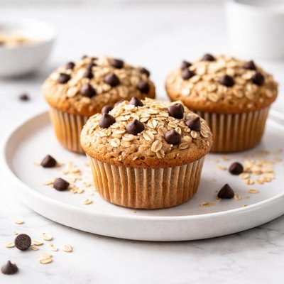 Image of Oatmeal Chocolate Chip Muffins