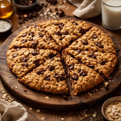 Image of Oatmeal Chocolate Chip Pizza Cookie