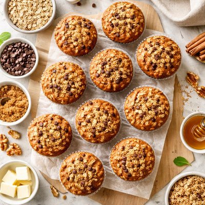 Image of Oatmeal Cookie Muffins