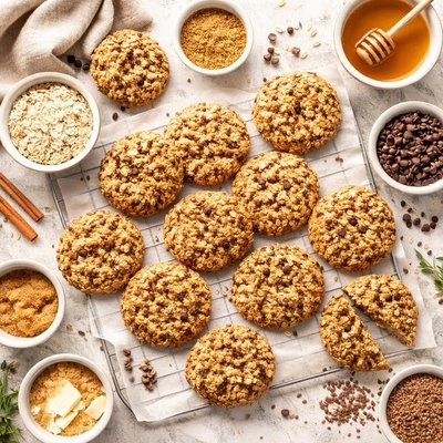 Image of Oatmeal Cookies with Flax