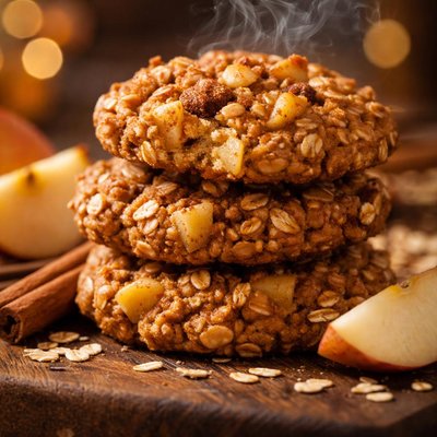 Image of Oatmeal N Apples Breakfast Cookies