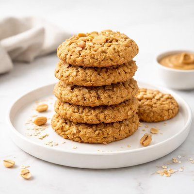 Image of Oatmeal Peanut Butter Cookies Sugar Free