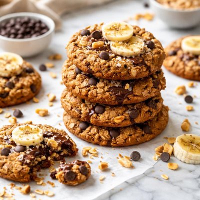 Image of Oatmeal Peanut Choconana Cookies