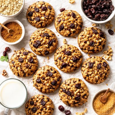 Oatmeal Raisin Breakfast Cookies Recipe