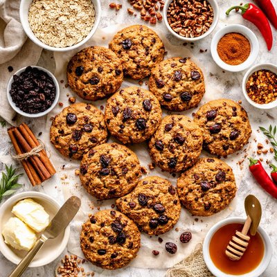 Image of Oatmeal Raisin Cookies W a Kick