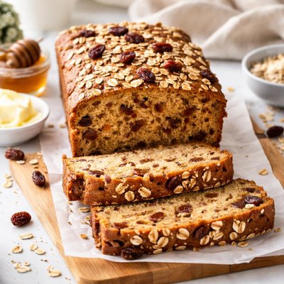 Image of Oatmeal Raisin Quick Bread