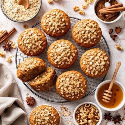 Image of Oatmeal Spice Muffins