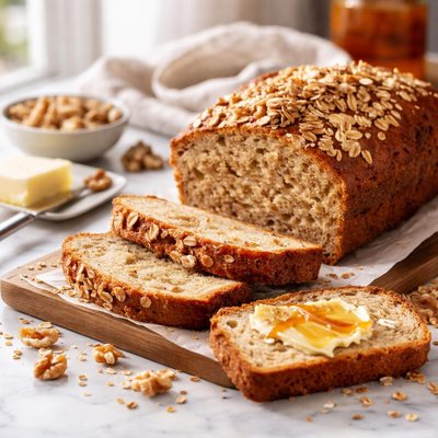 Image of Oatmeal Walnut Bread