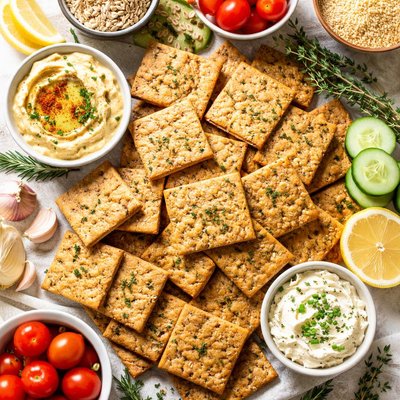 Image of Oatmeal Wheat Crackers