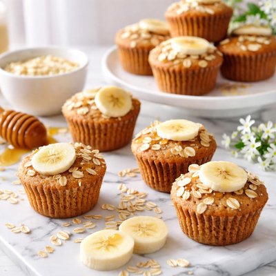 Image of Oaty Banana Mini Muffins Oamc
