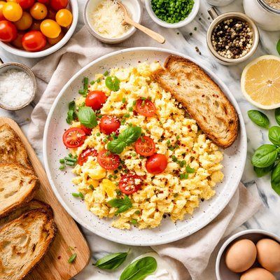 Image of Oeufs Brouills Scrambled Eggs