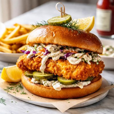 Image of Off the Hook Fried Fish Sandwich