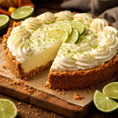 Image of Oh So Creamy and Fluffy Key Lime Pie