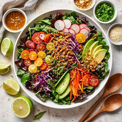 Image of Okinawan Spinach Handama Salad