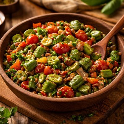 Image of Okra Medley Great As a Side or a Main Dish