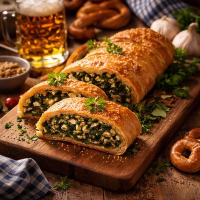 Image of Oktoberfest Spinach Strudel