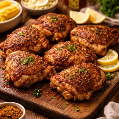 Image of Old Bay Chicken Thighs