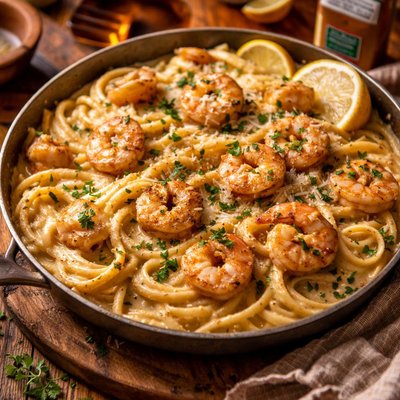 Image of Old Bay Creamy Shrimp Pasta