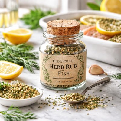 Image of Old English Herb Rub for Fish
