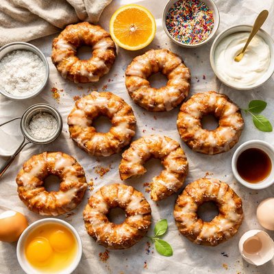 Image of Old Fashion Sour Cream Donuts