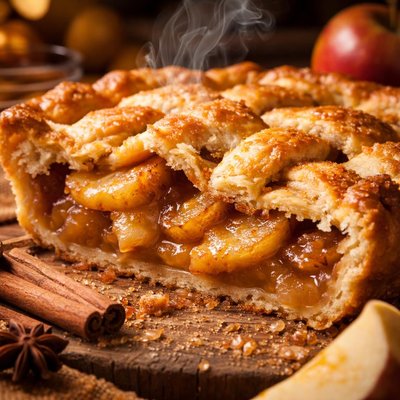 Image of Old Fashioned Apple Cider Pie