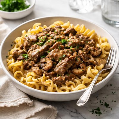 Image of Old Fashioned Beef Stroganoff