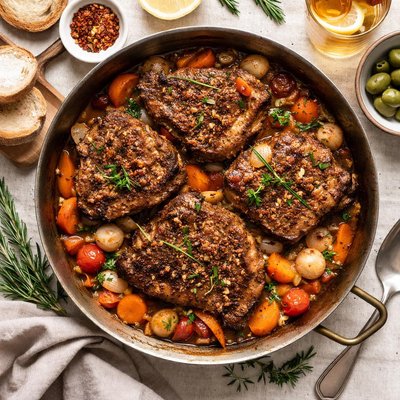 Image of Old Fashioned Braised Chump Chops
