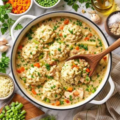 Image of Old Fashioned Chicken and Dumplings Made Easy