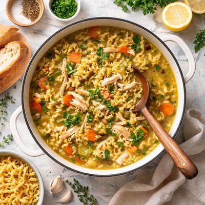 Image of Old Fashioned Chicken Noodle Soup