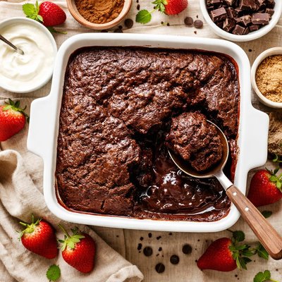 Image of Old Fashioned Chocolate Pudding Cake