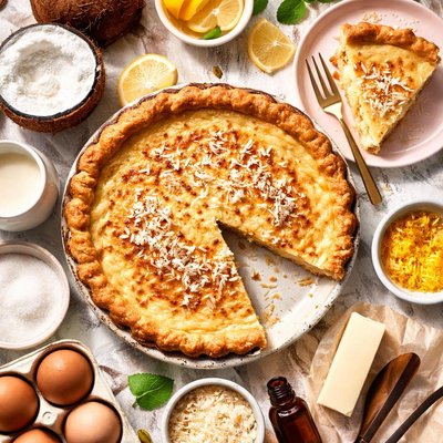 Image of Old Fashioned Coconut Custard