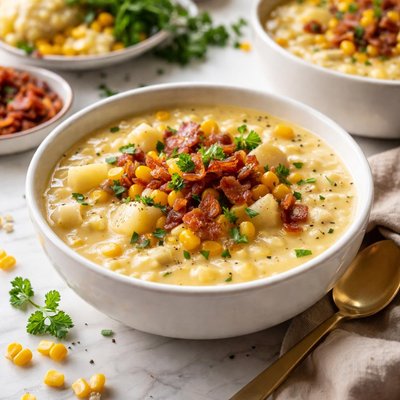 Image of Old Fashioned Corn and Potato Chowder