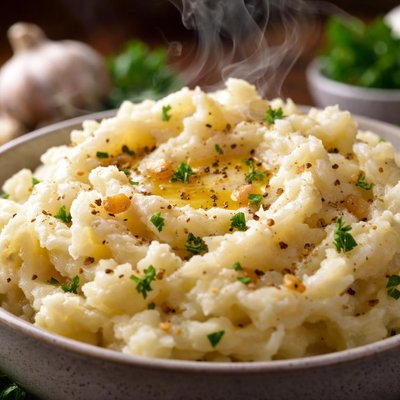 Image of Old Fashioned Garlic Mashed Potatoes
