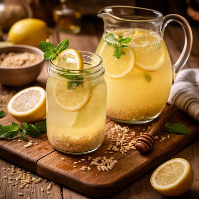 Image of Old Fashioned Lemon Citrus Barley Water
