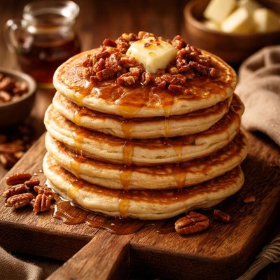 Image of Old Fashioned Maple Pancakes