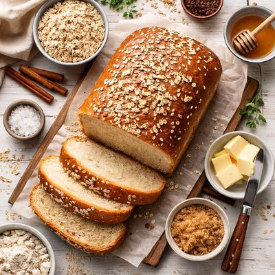 Image of Old Fashioned Oatmeal Bread