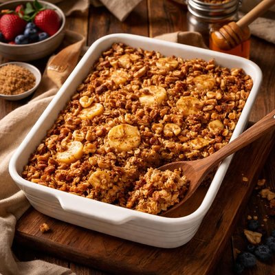 Image of Old Fashioned Oatmeal Casserole