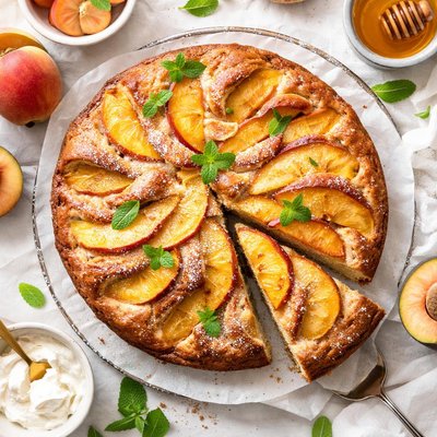 Image of Old Fashioned Peach Cake