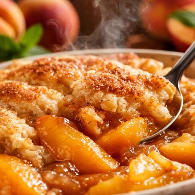 Image of Old Fashioned Peach Cobbler Recipe