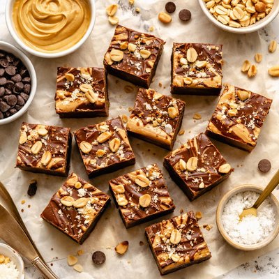 Image of Old Fashioned Peanut Butter Chocolate Fudge