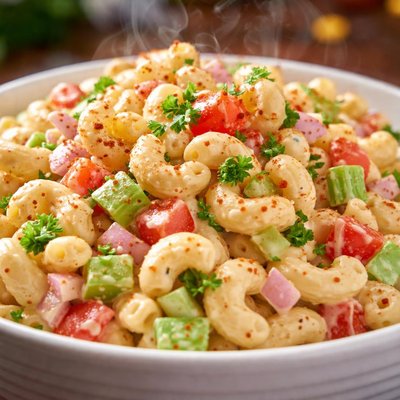 Image of Old Fashioned Picnic Macaroni Salad