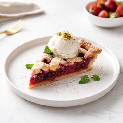Image of Old Fashioned Rhuberry Pie