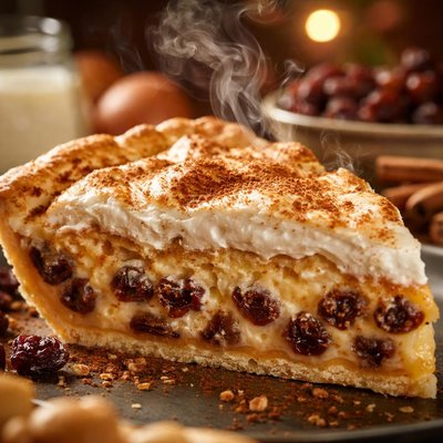 Image of Old Fashioned Sour Cream Raisin Pie